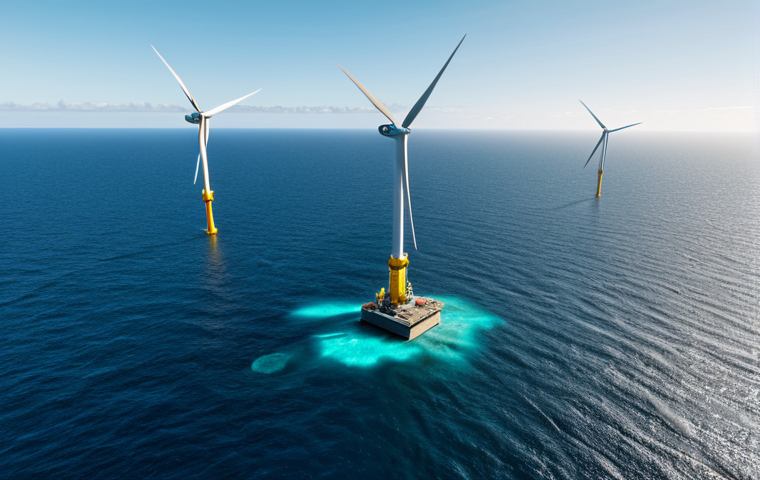 지구과학과 풍력 에너지 - Image Prompt 1: The Deep Dive of Geosciences for Offshore Wind** 지구과학과 풍력 에너지 - Image Prompt 1: The Deep Dive of Geosciences for Offshore Wind**
